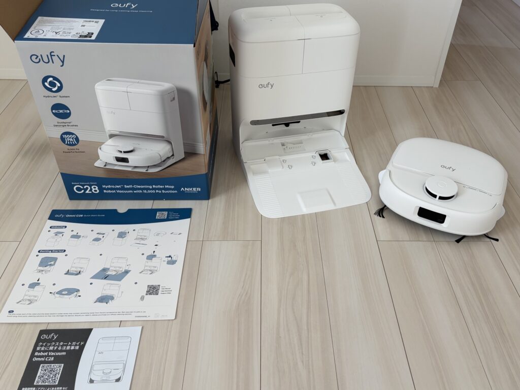 組み立て|ロボット掃除機|Anker |Eufy Robot Vacuum Omni C28
