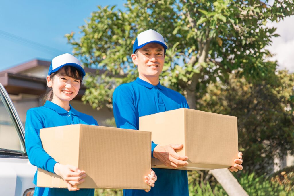 引越し業者の2人のイメージ