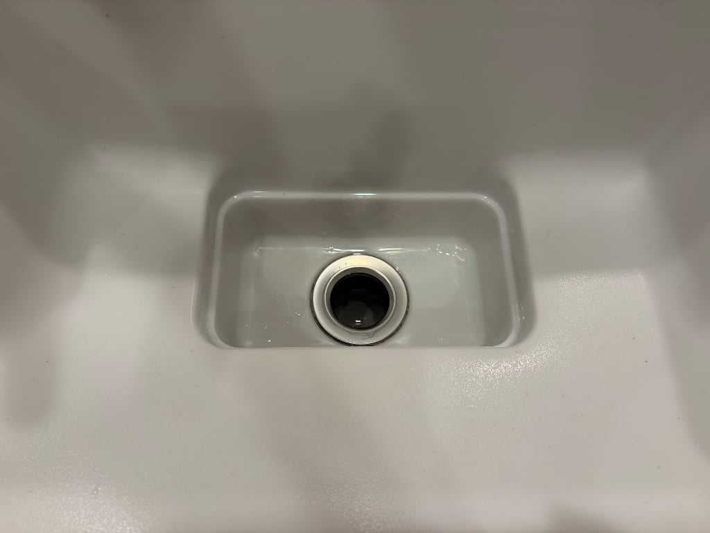 排水トラップ上部スペース